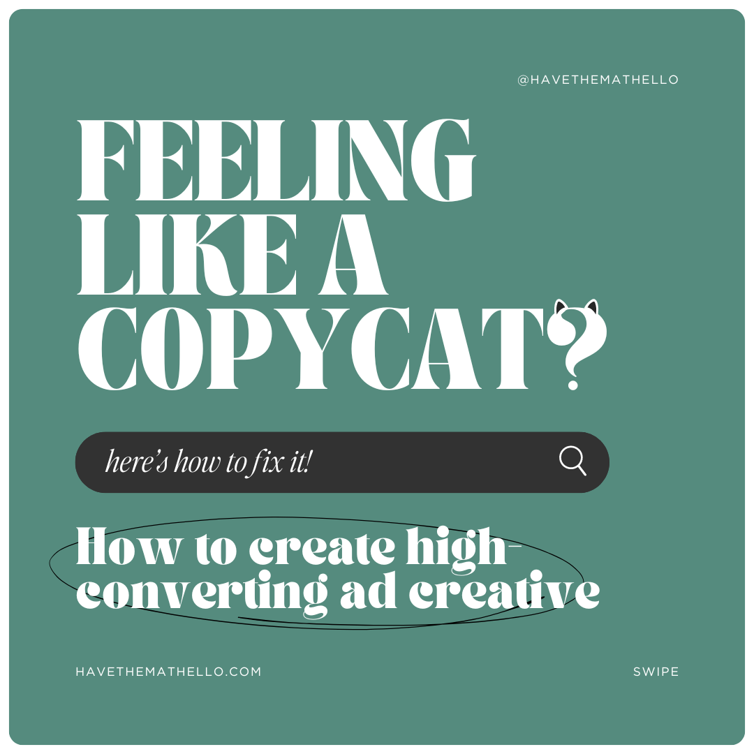 How to create high converting facebook and instagram ad creative